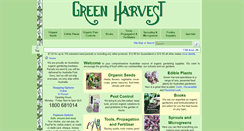 Desktop Screenshot of greenharvest.com.au
